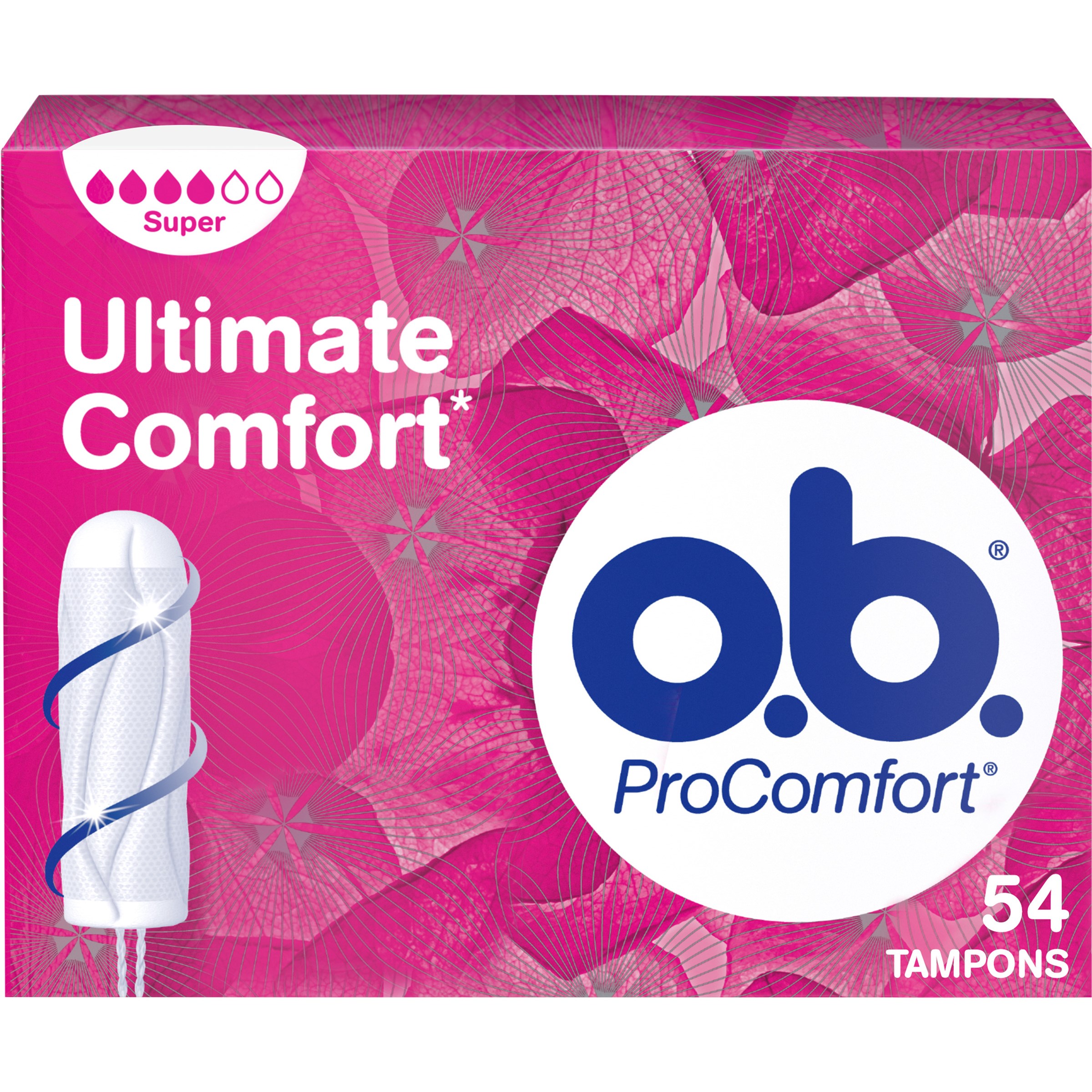 O.B. ProComfort Super 54 pcs