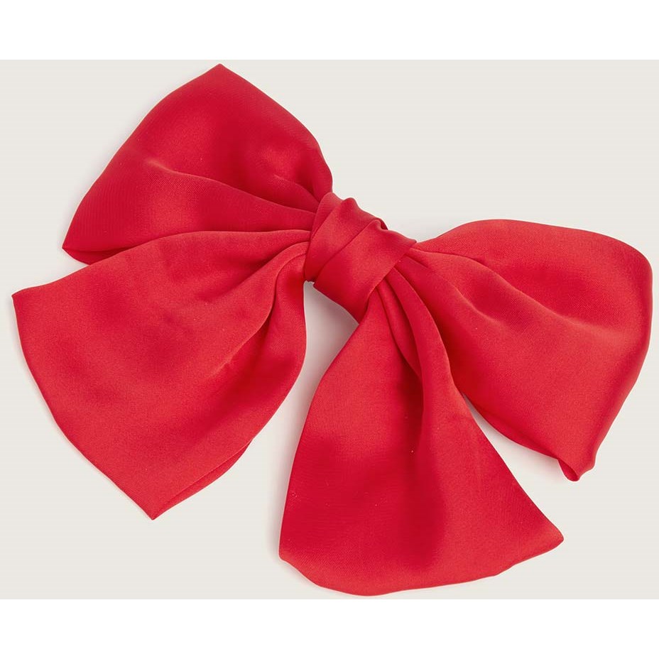 Ceremonia Hair Bow Clip Red