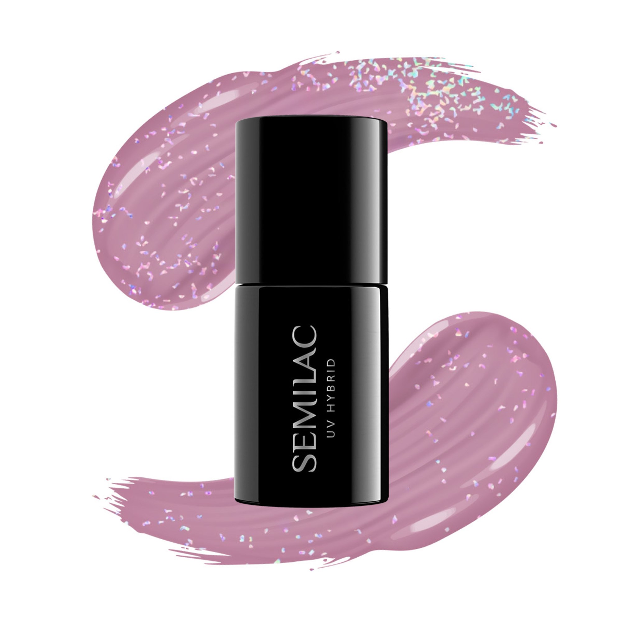 SEMILAC UV Gel Polish 319 Shimmer Dust Pink