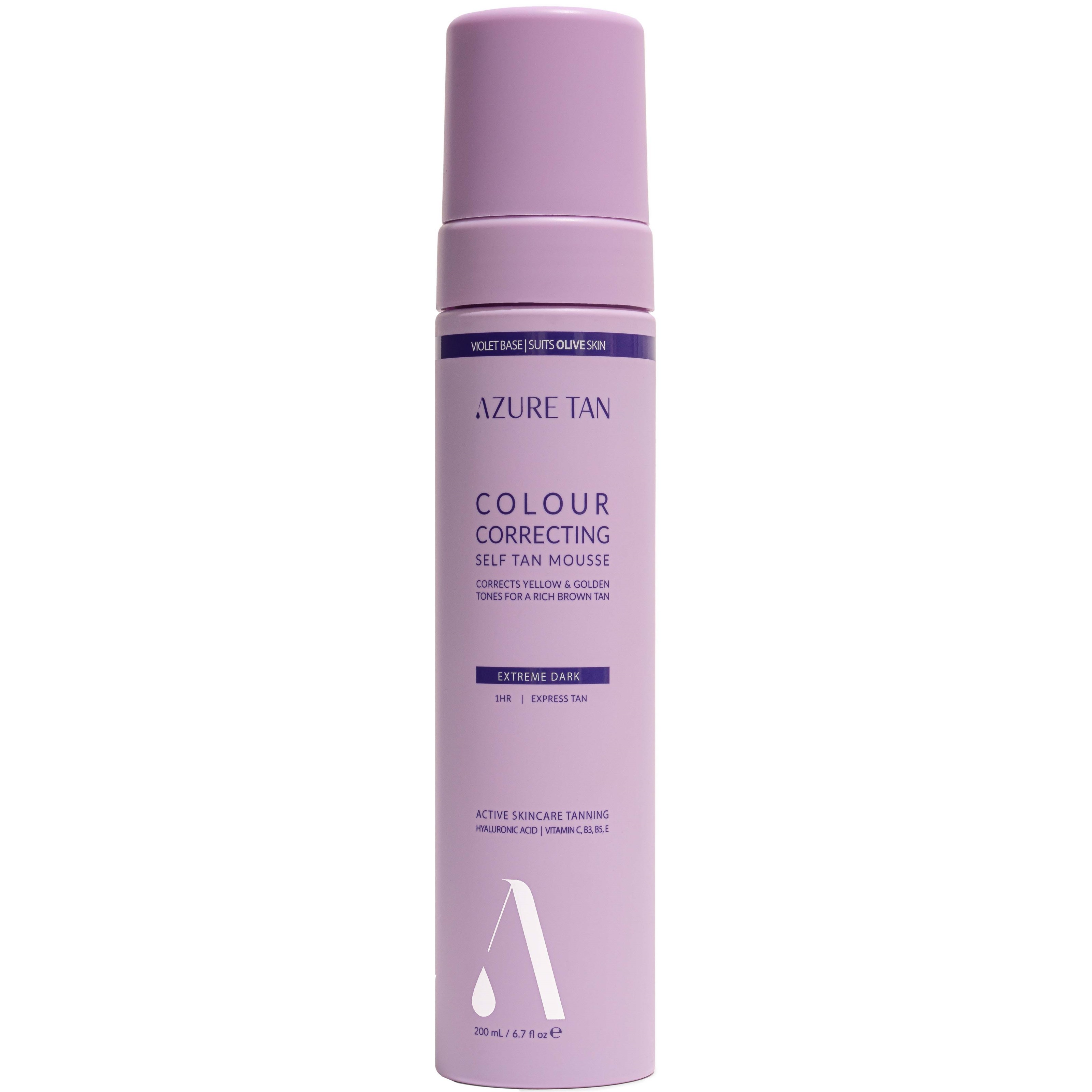 Azure Tan Self Tan Mousse Violet Base Extreme Dark