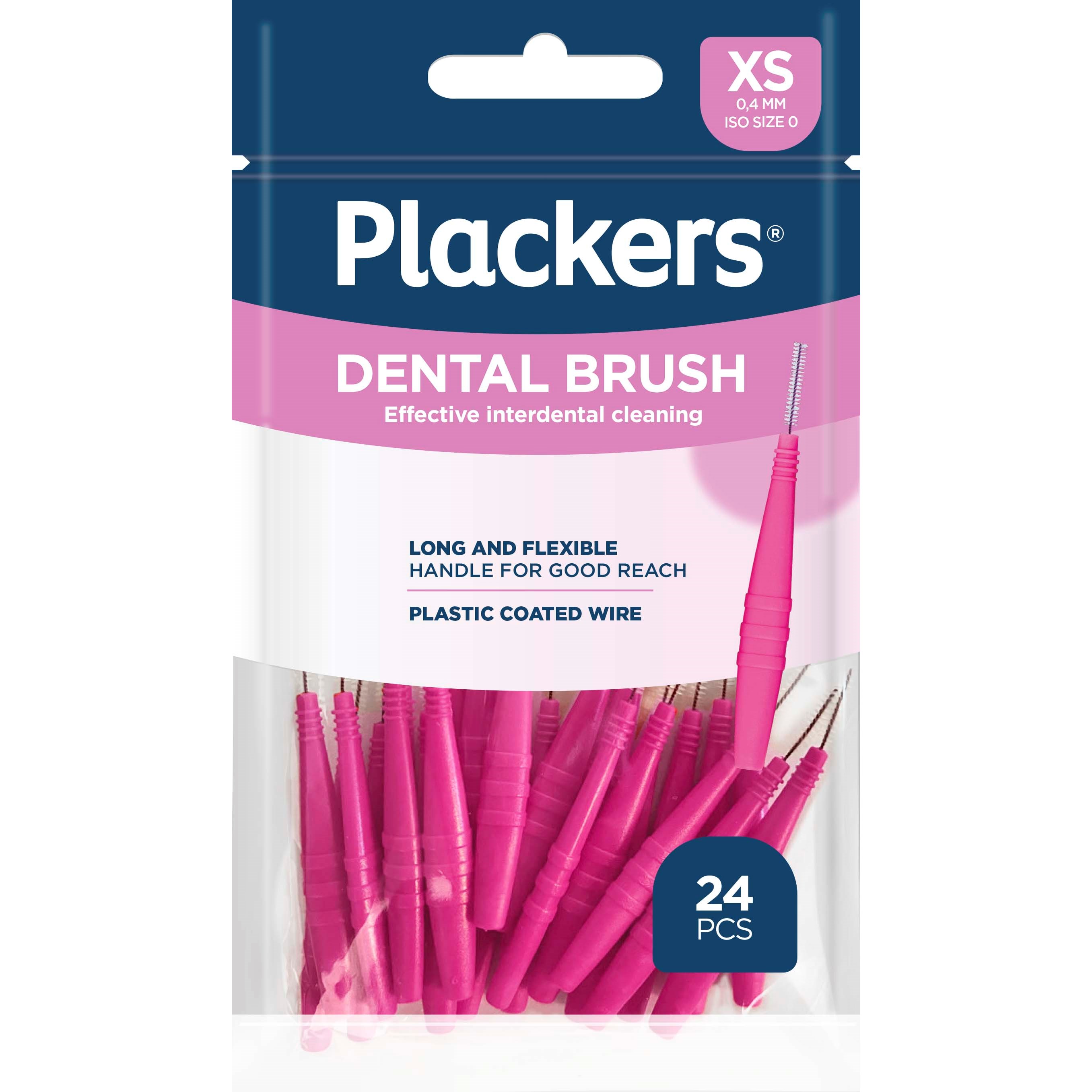 Plackers Dental Brush XS 0,4 mm 24 st