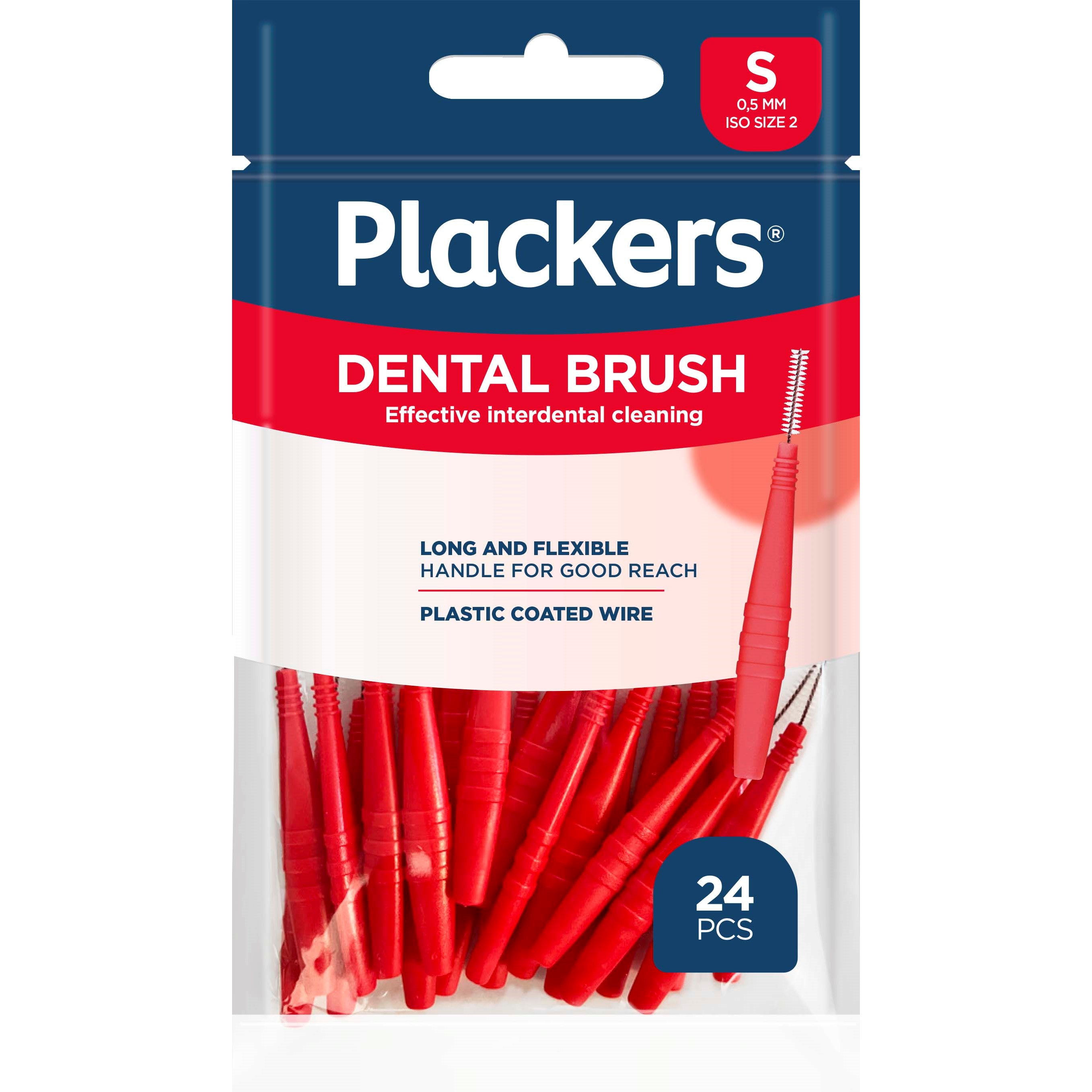 Plackers Dental Brush S 0,5 mm 24 st