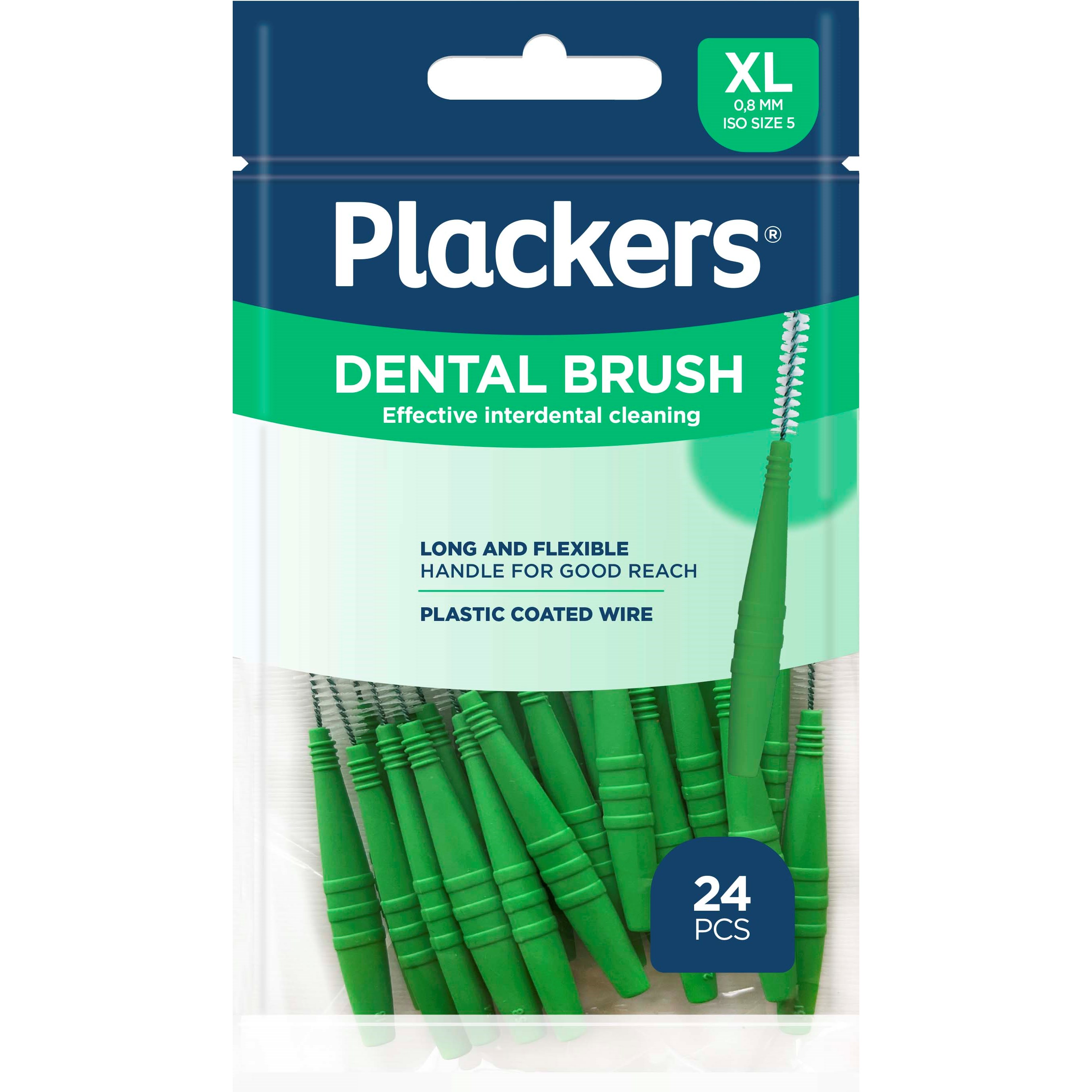 Plackers Dental Brush XL 0,8 mm 24 st