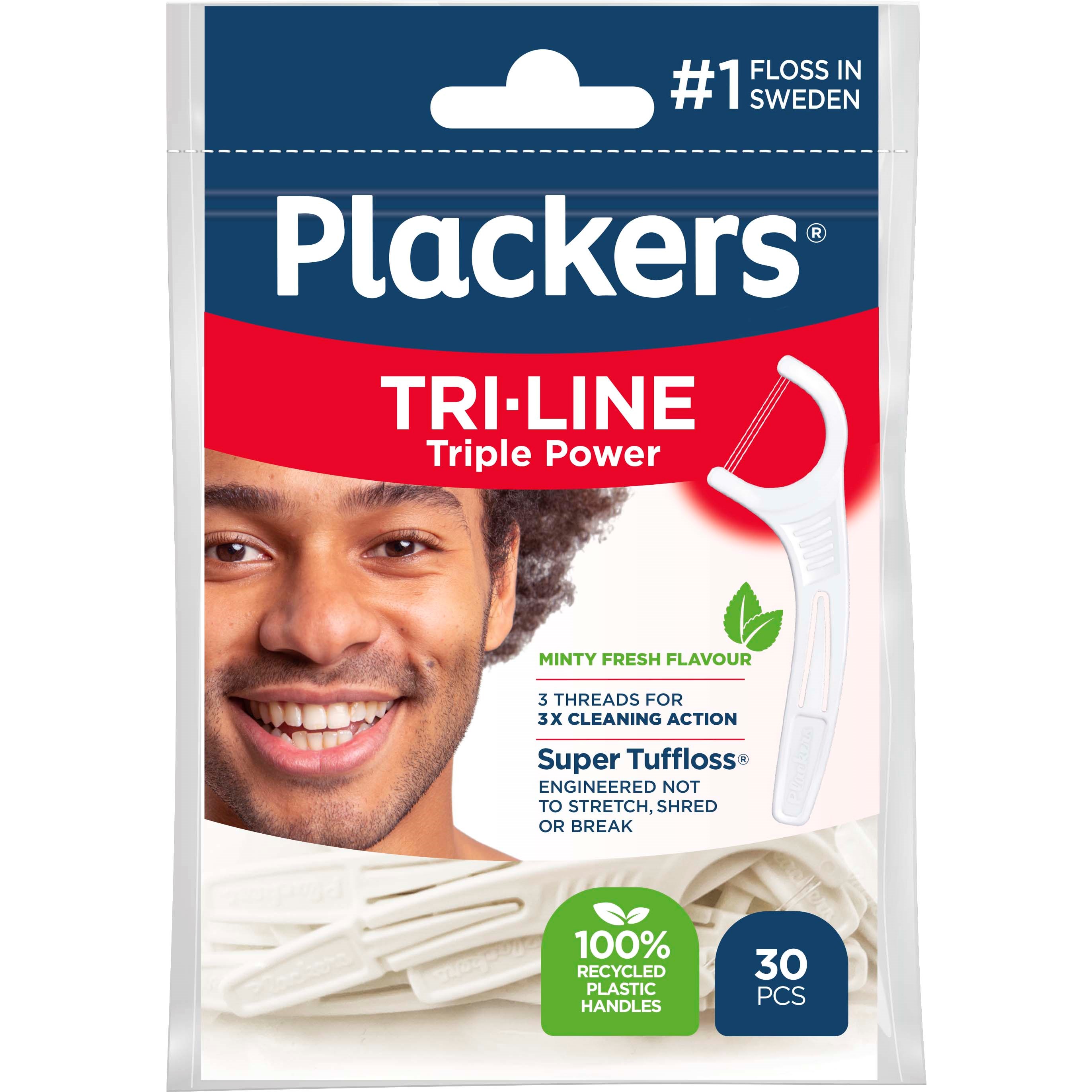 Plackers Tri-line 30 st