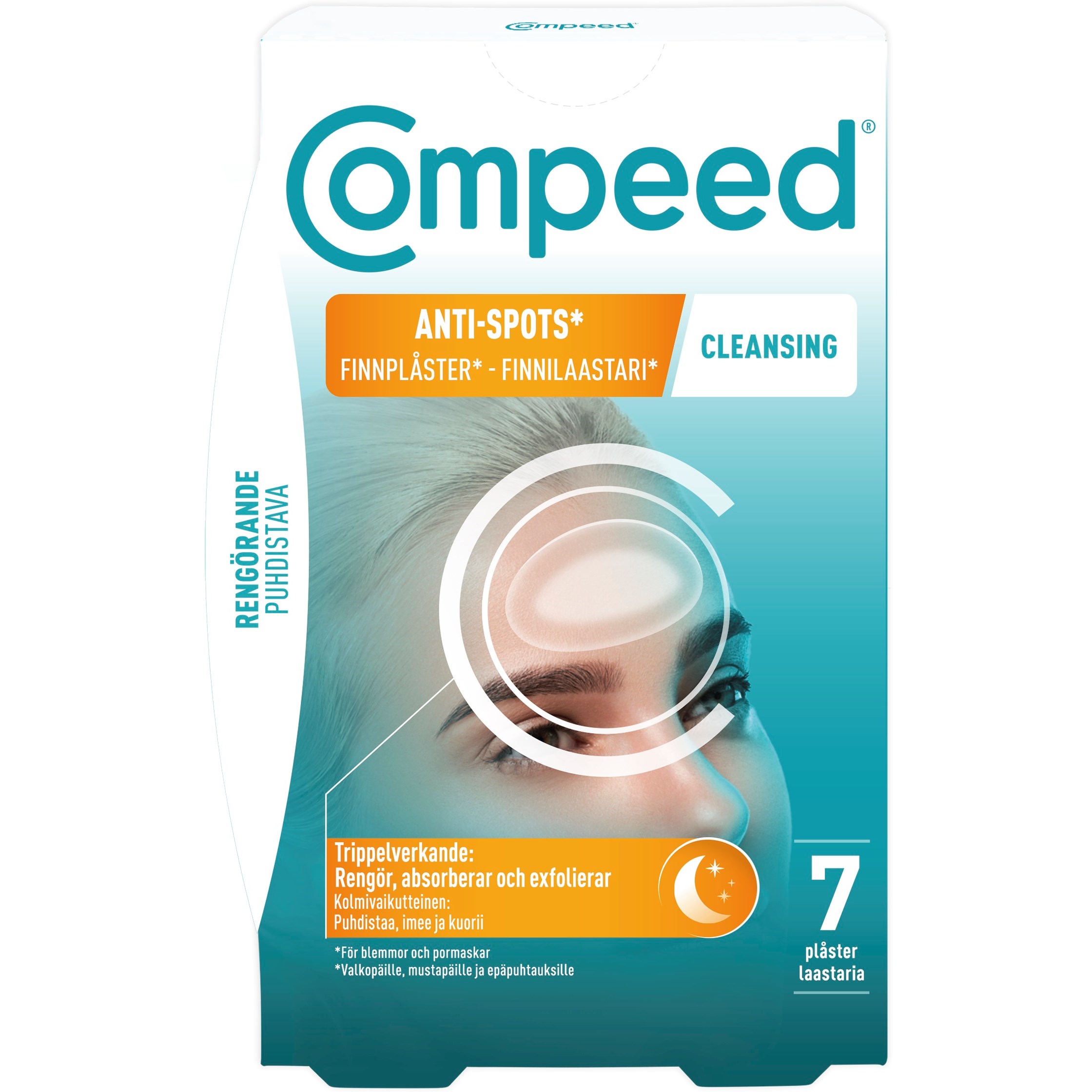 Compeed Finnplåster Cleansing 7 st