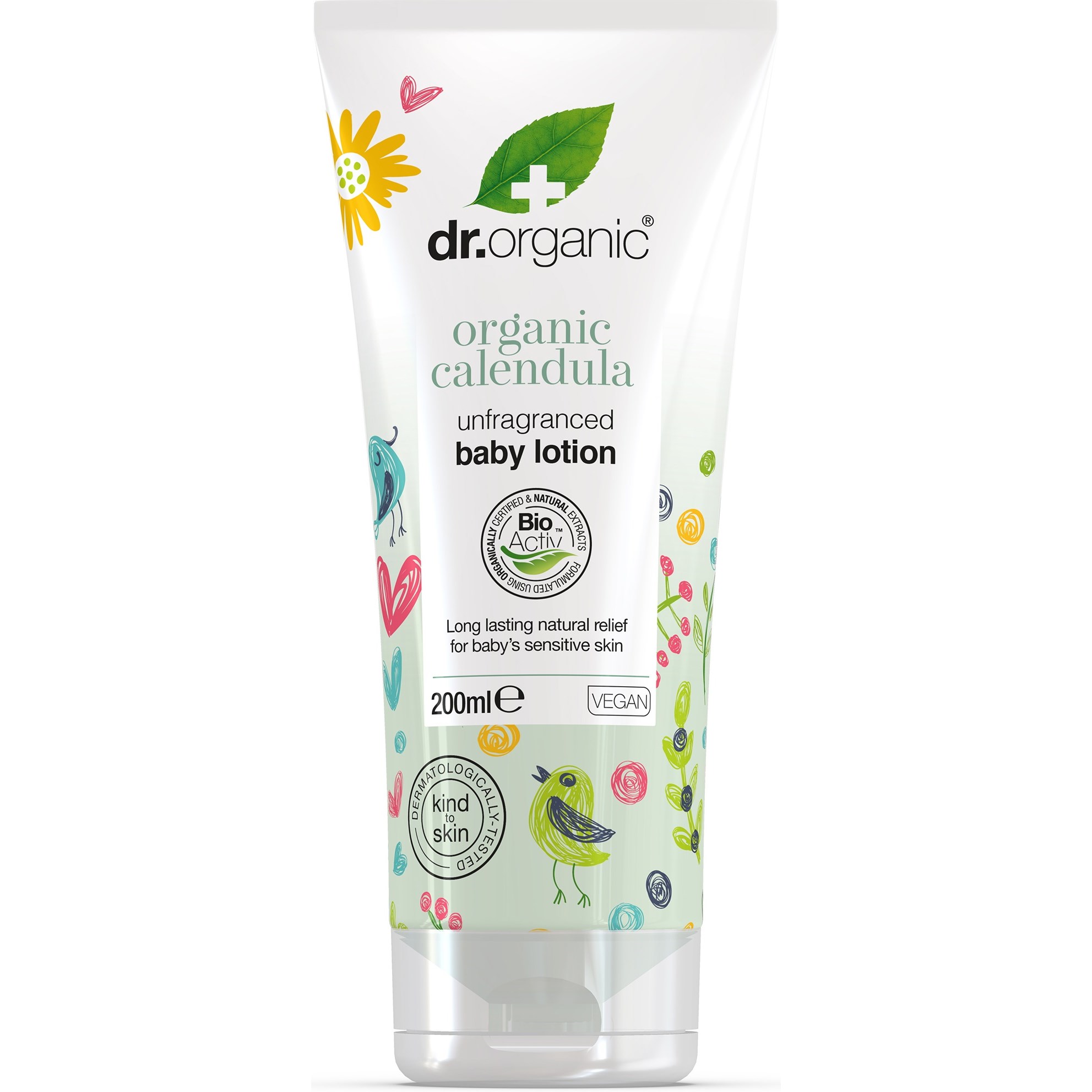 Dr. Organic Calendula Baby Lotion Unfragranced 200 ml