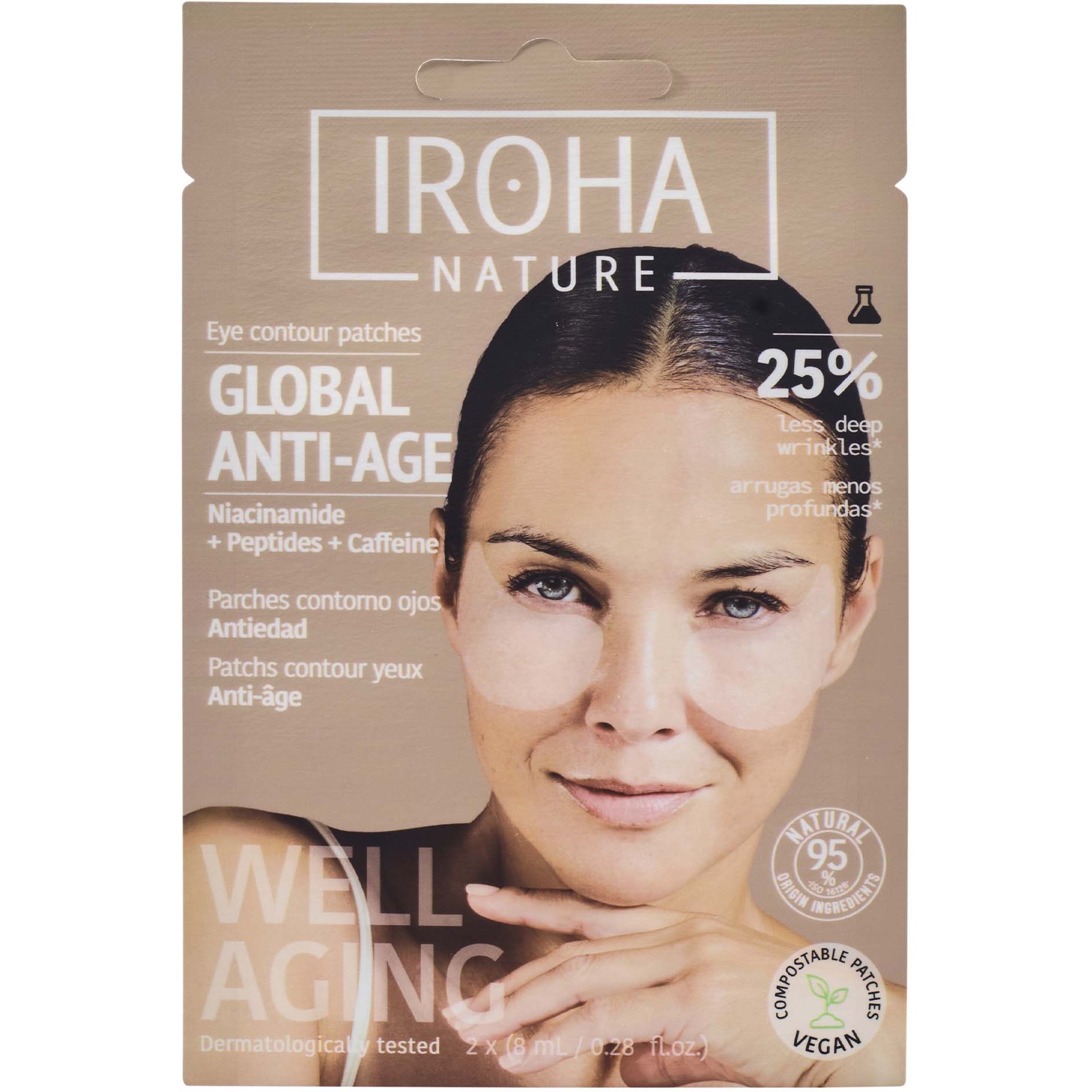 IROHA NATURE Anti-Age Niacinamide Eye Patches