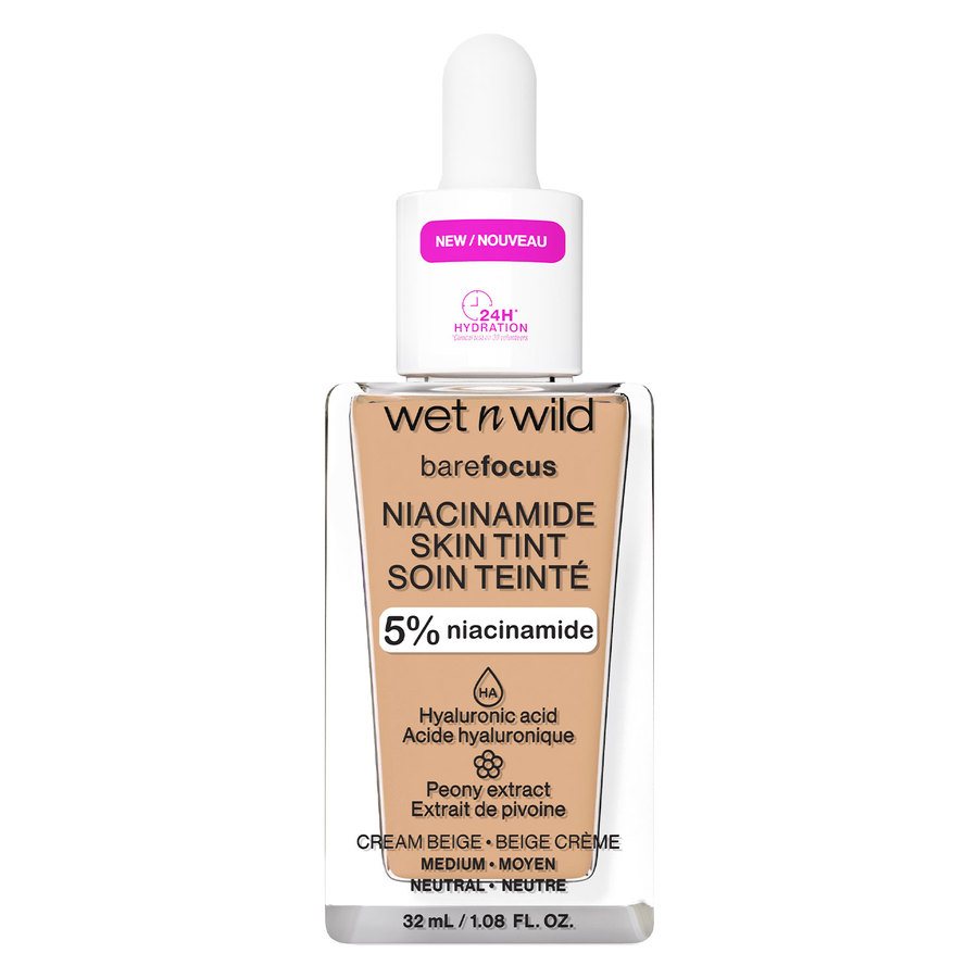 Wet n Wild Bare Focus Niacinamide Skin Tint Cream Beige 32 ml