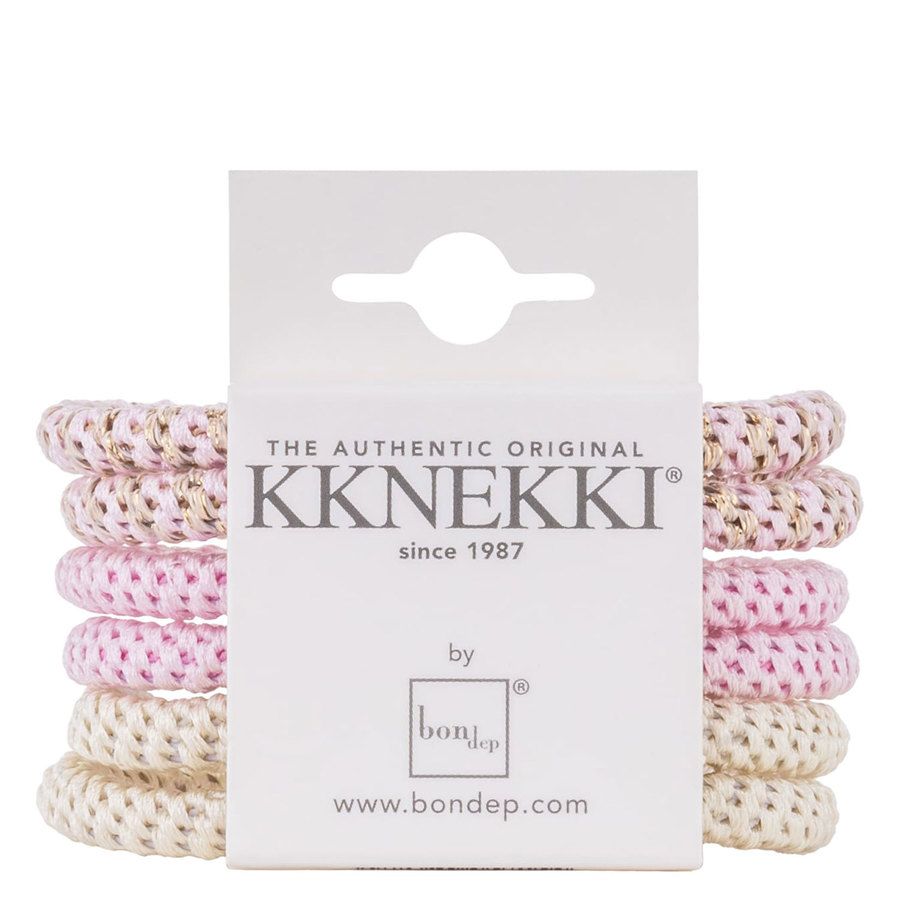 Kknekki Slim Hair Tie Bunt 15 6 st.