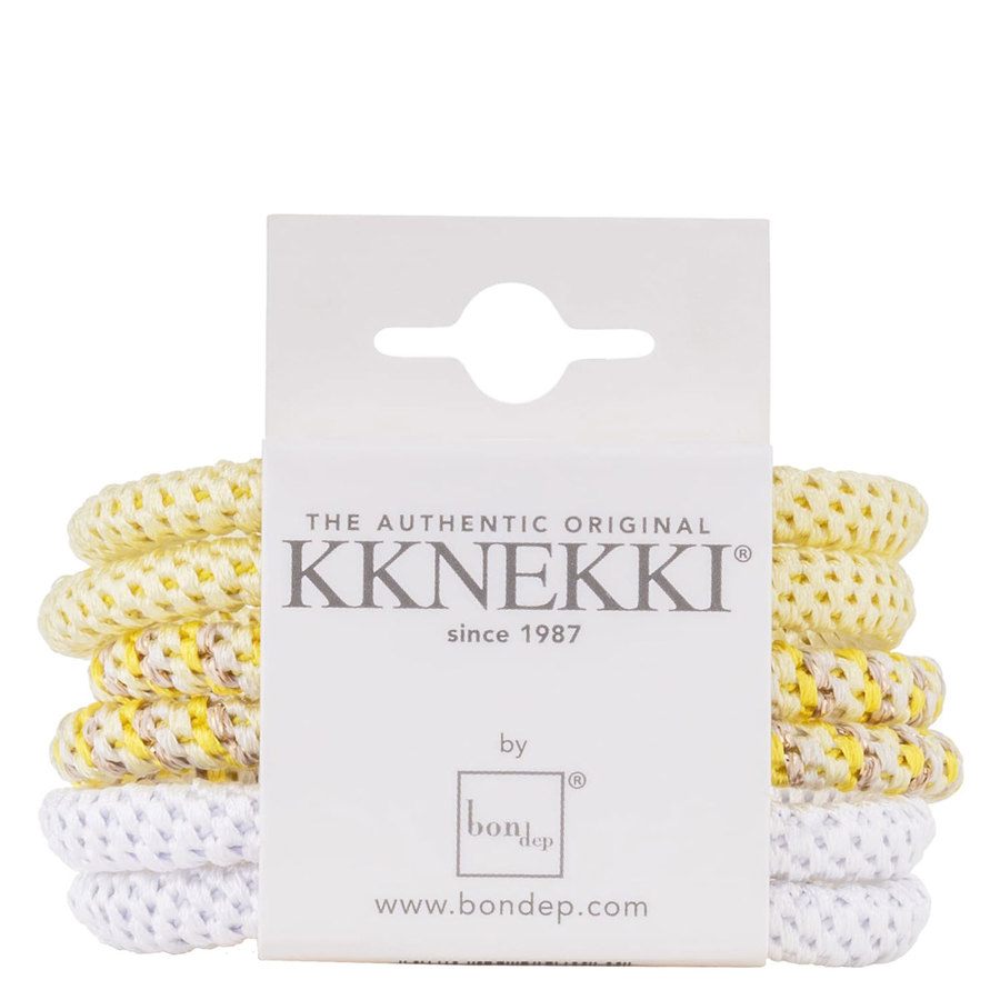 Kknekki Slim Hair Tie Bunt 16 6 st.