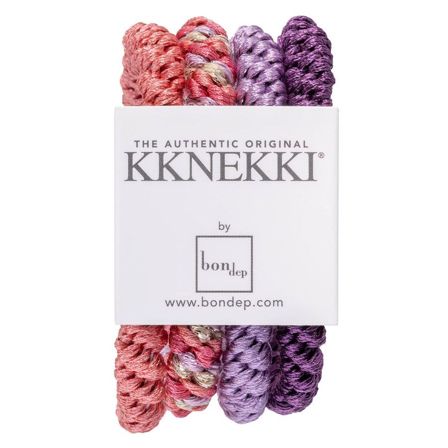 Kknekki Hair Tie Bunt 4 4 st.