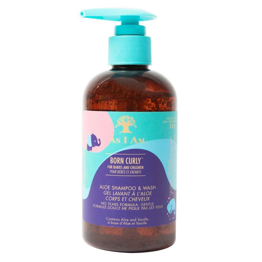 As I Am Born Curly Aloe Shampoo and Wash 240ml