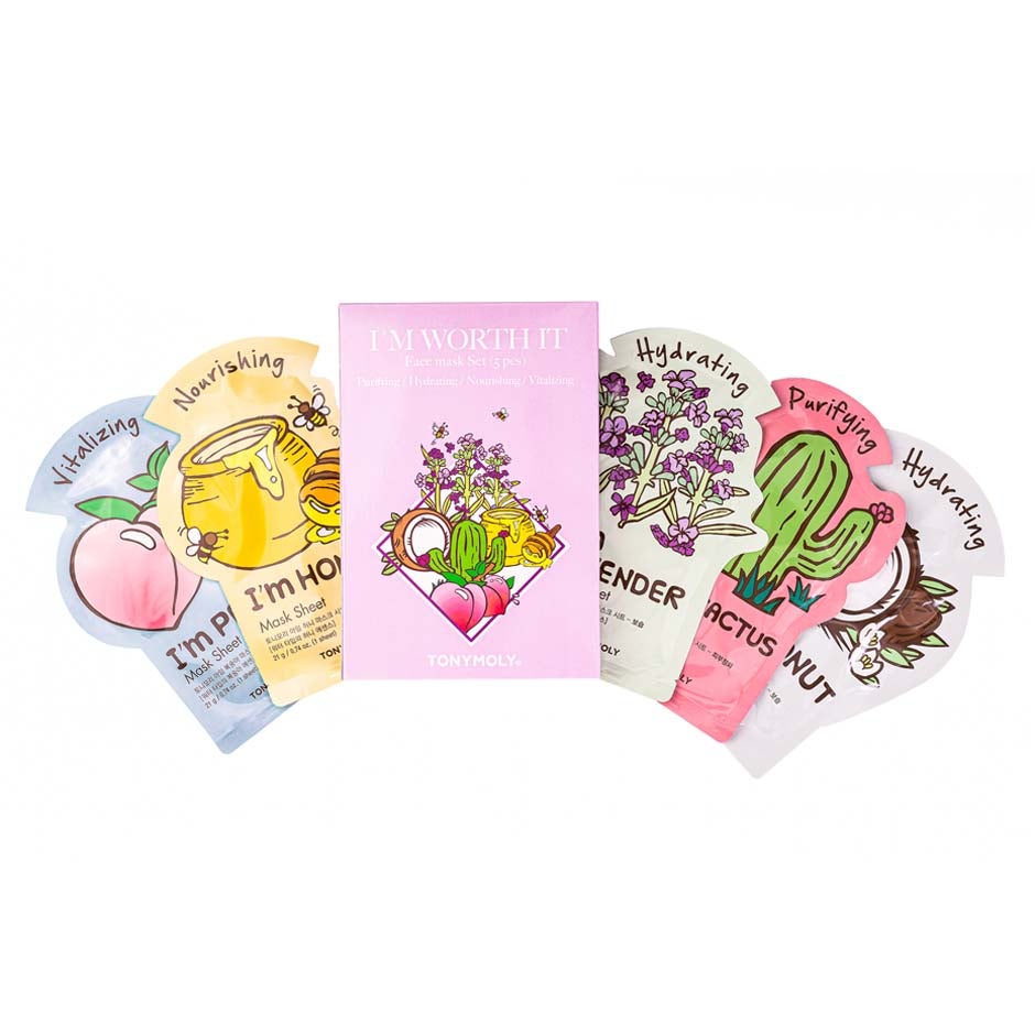 Tonymoly I´m Worth It Face Mask Set 5 pcs