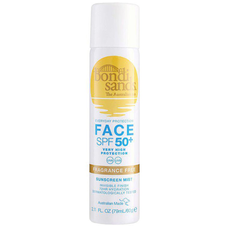 Bondi Sands SPF50+ Fragrance Free Face Mist 79 ml