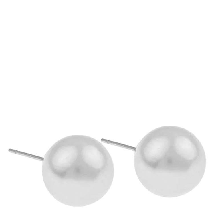 Snö of Sweden Laney Pearl Earring White 10 mm