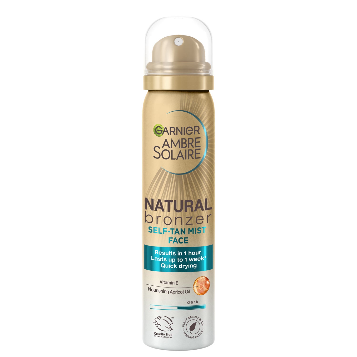 Garnier Ambre Solaire Natural Bronzer Self tan Mist Face - 75 ml