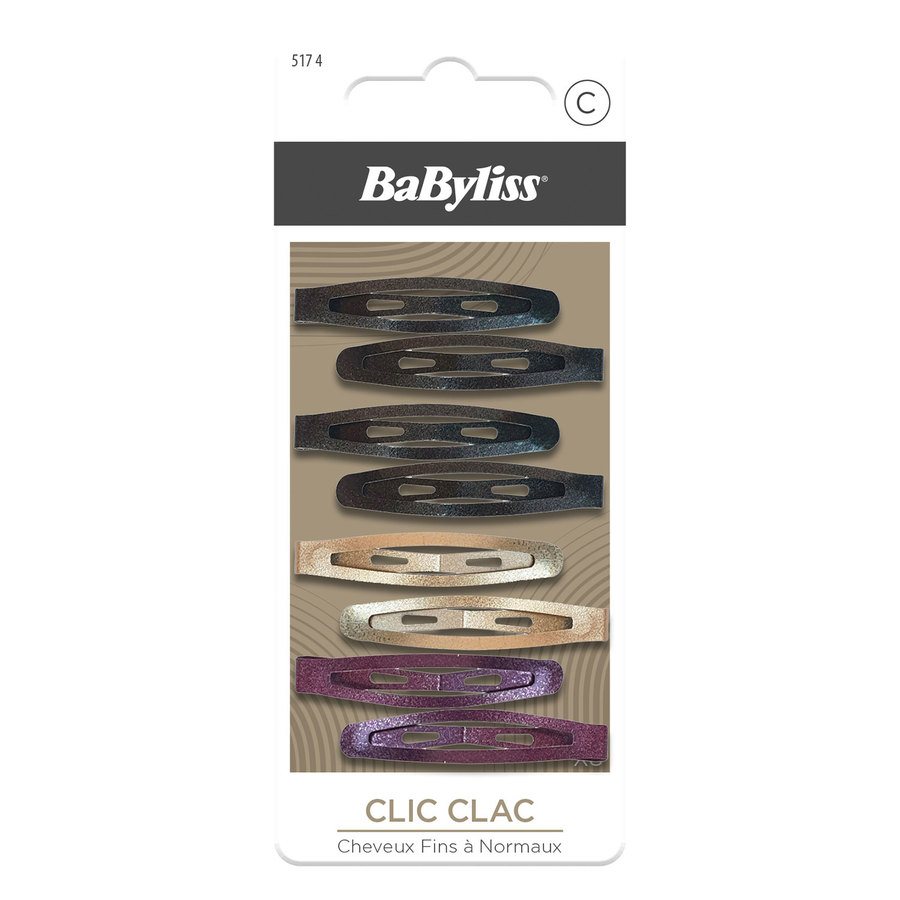 BaByliss Accessories Oval Clip 8 st