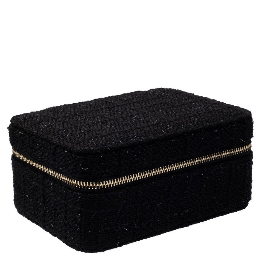 DARK Tweed Jewellery Box Black