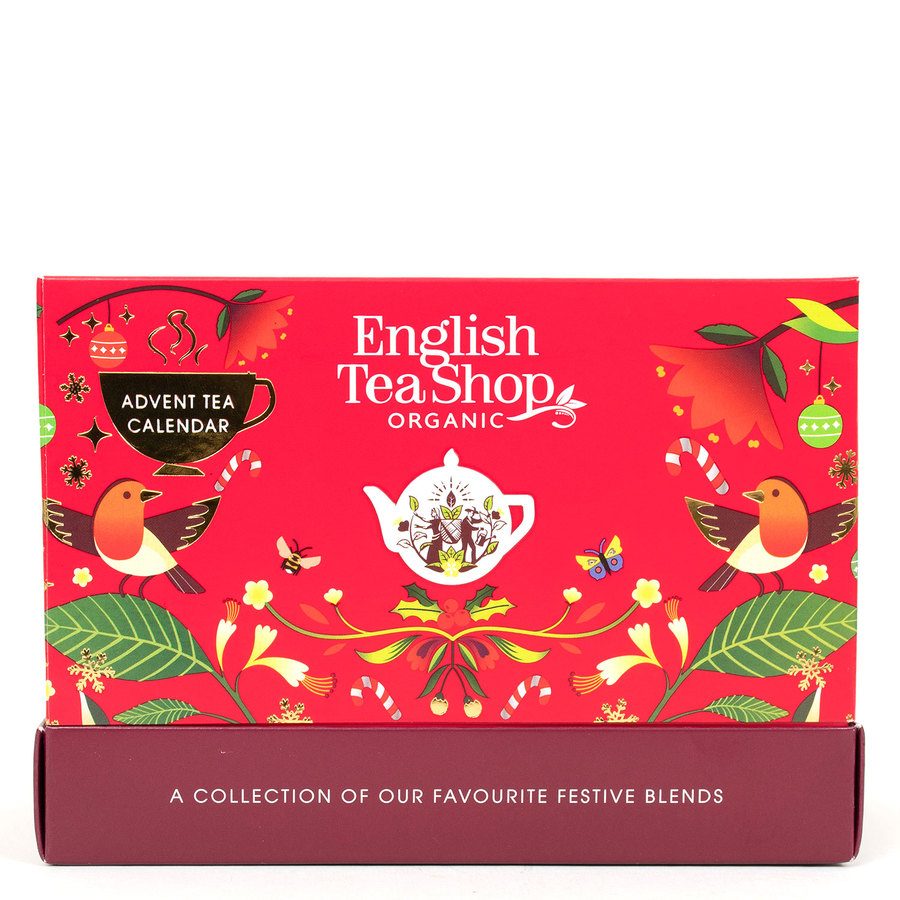 English Tea Shop Advent Calendar Sachet Red 2024