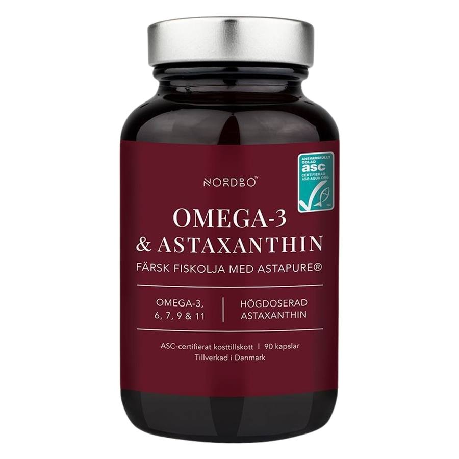 NORDBO Omega-3 & Astaxanthin 90 st