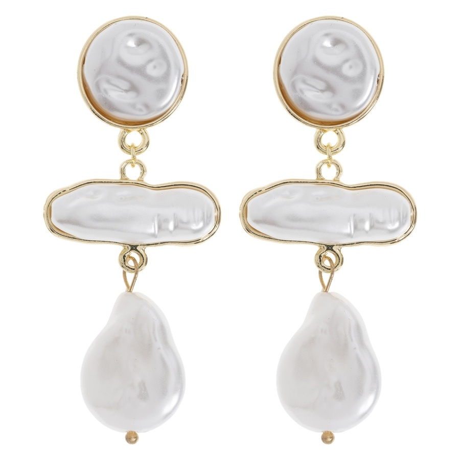 Timi of Sweden Rivers Statement Faux Pearl Earrings