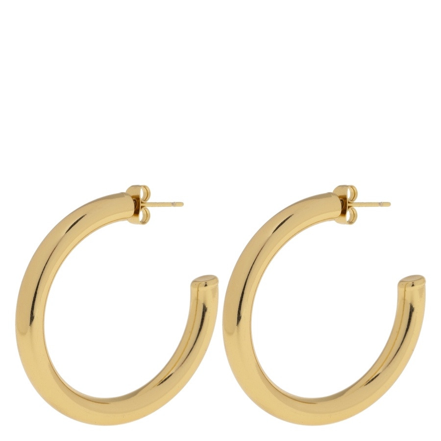 Timi of Sweden Elianna Large Statement Hoop Earrings Stainless St