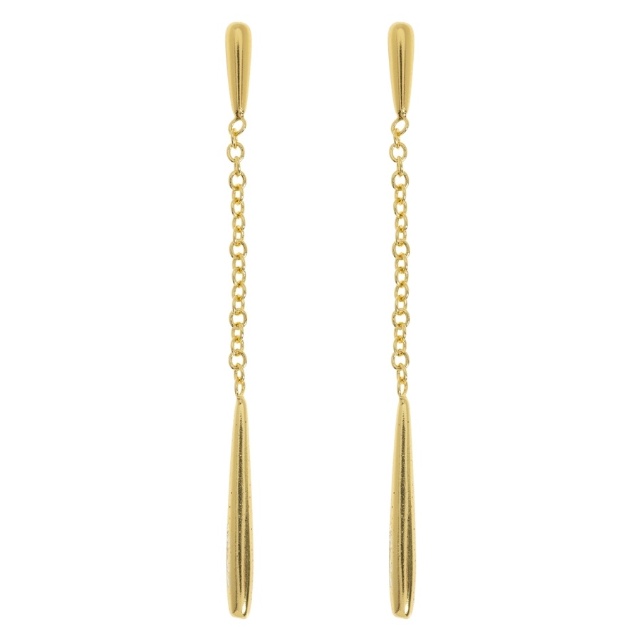 Timi Of Sweden Nim Dangling Drop Chain Stud Earrings Gold