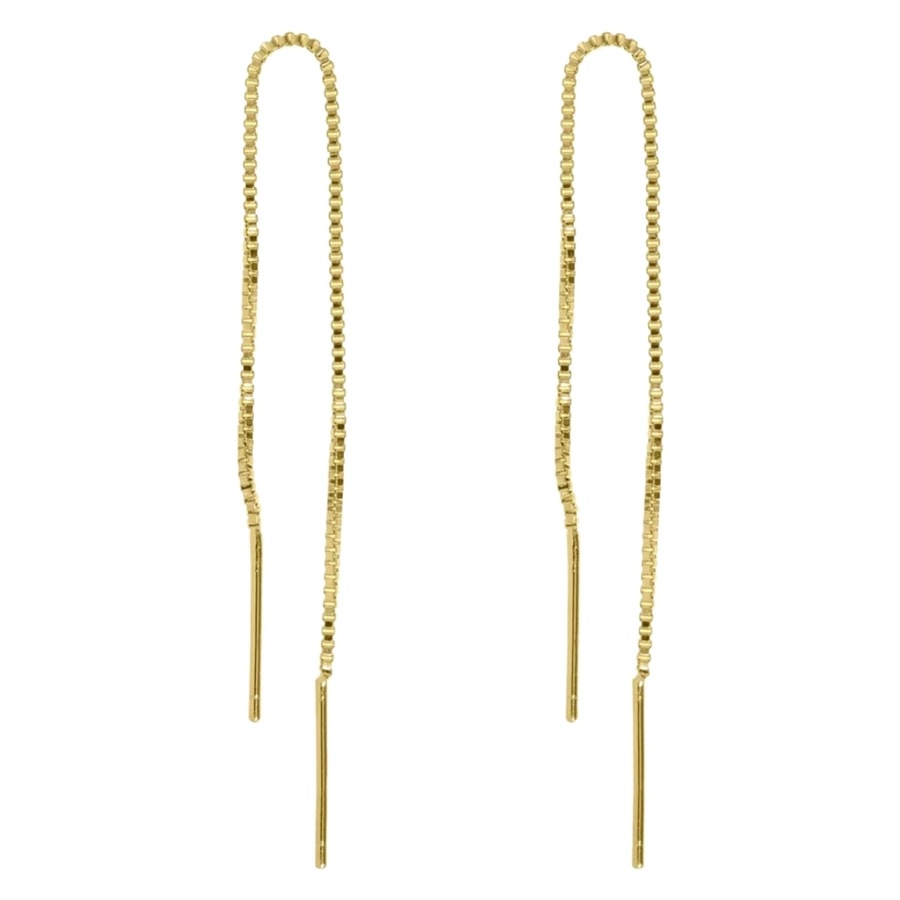 Timi Of Sweden Thea Chain Earrings Gold