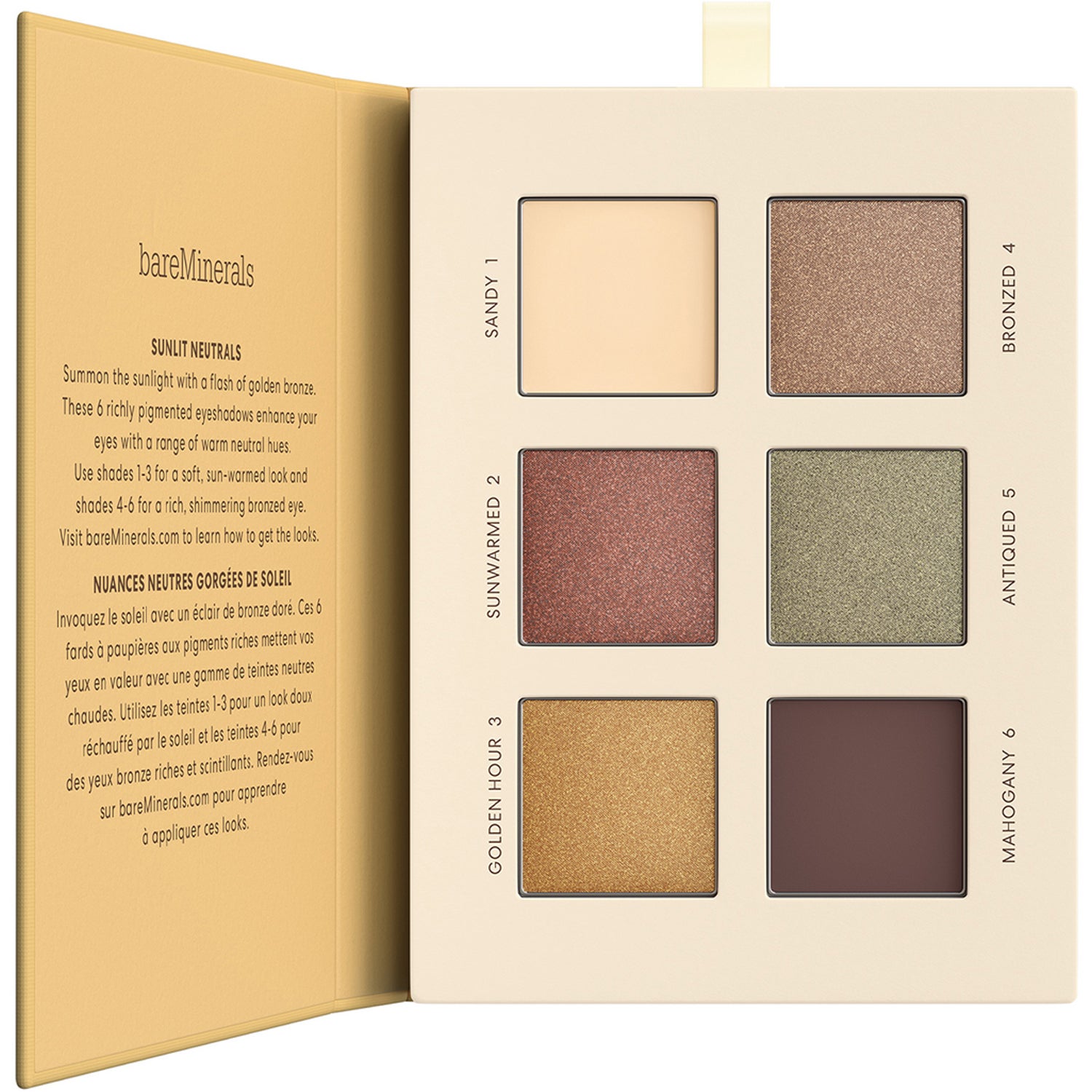 bareMinerals Mineralist Eyeshadow Palette Sunlit Warm neutrals - 0.35 g