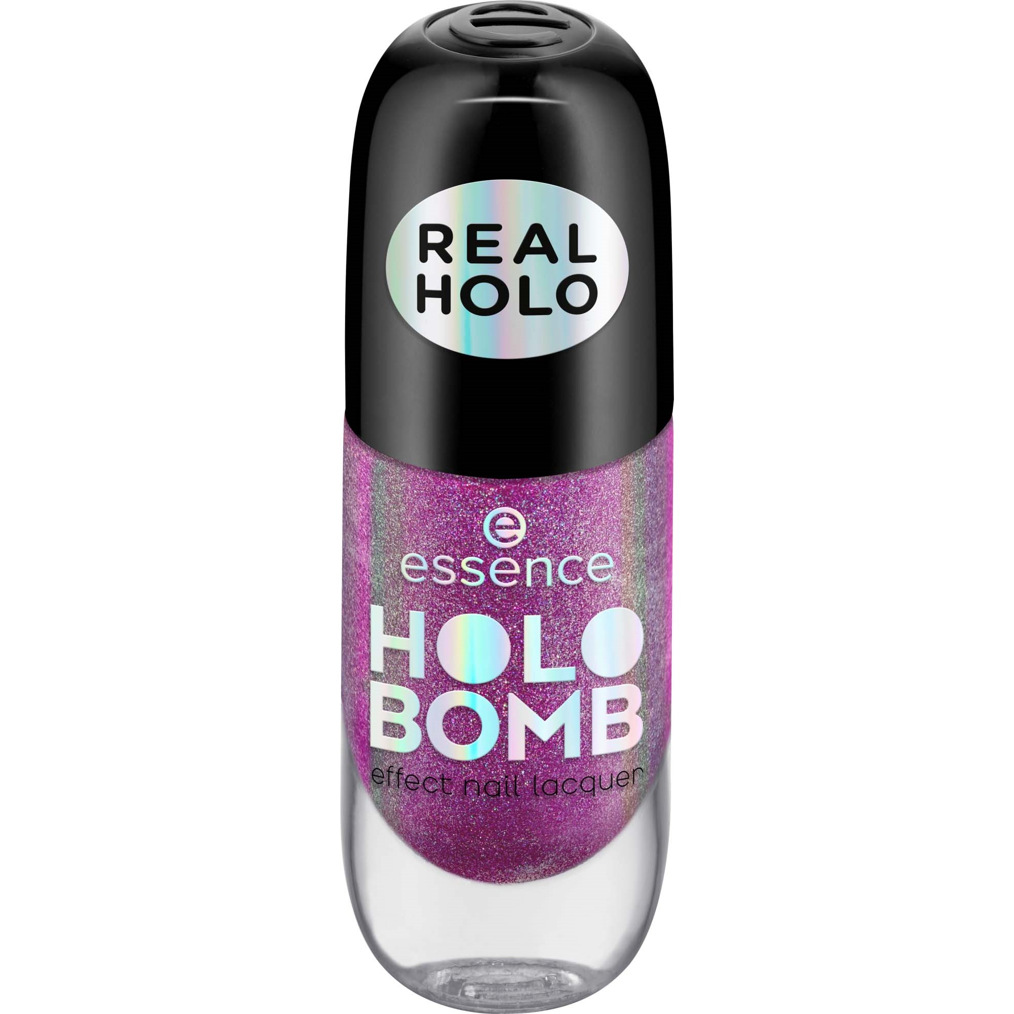 essence HOLO BOMB effect nail lacquer 02 Holo Moly