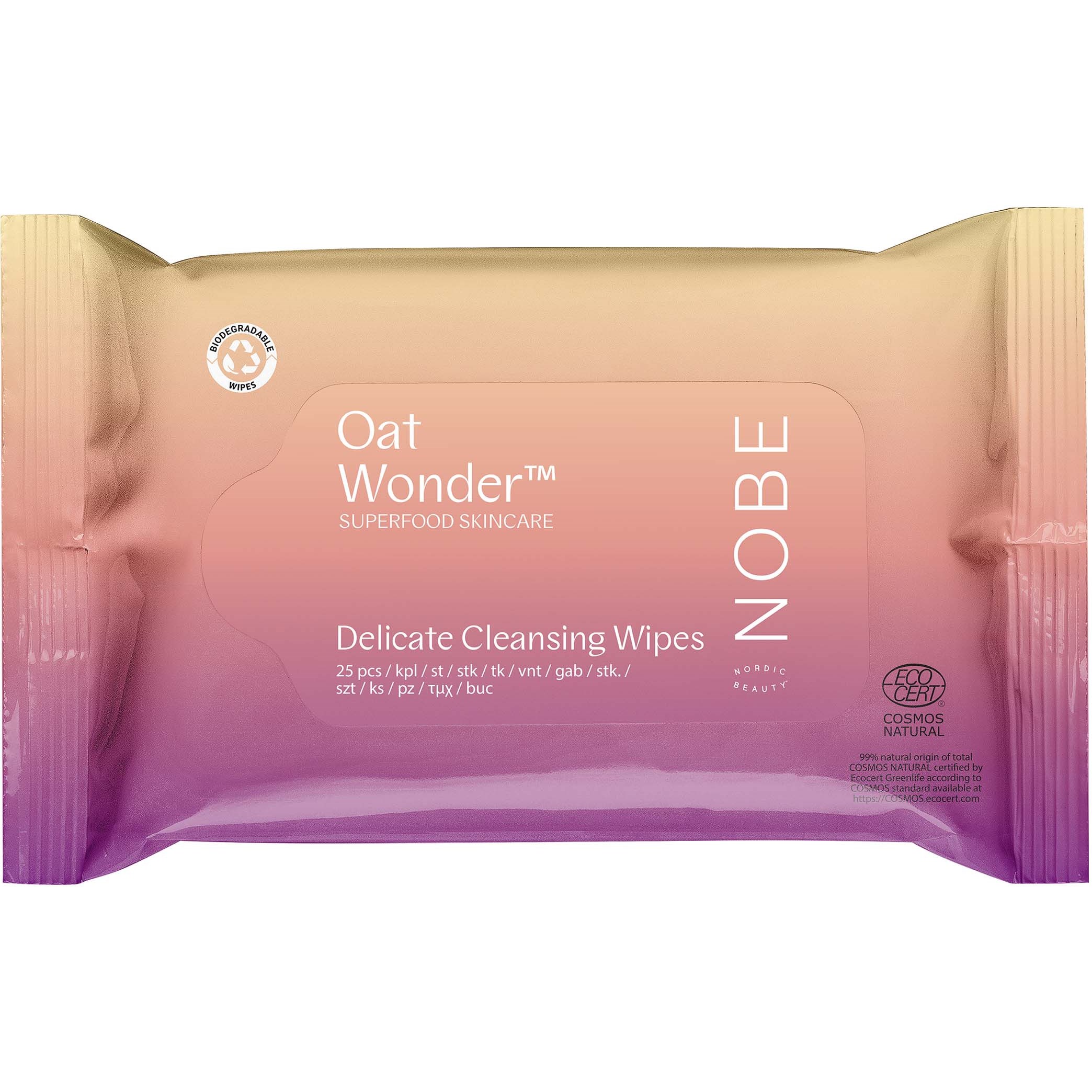 NOBE Oat Wonder™ Delicate Cleansing Wipes 25 st