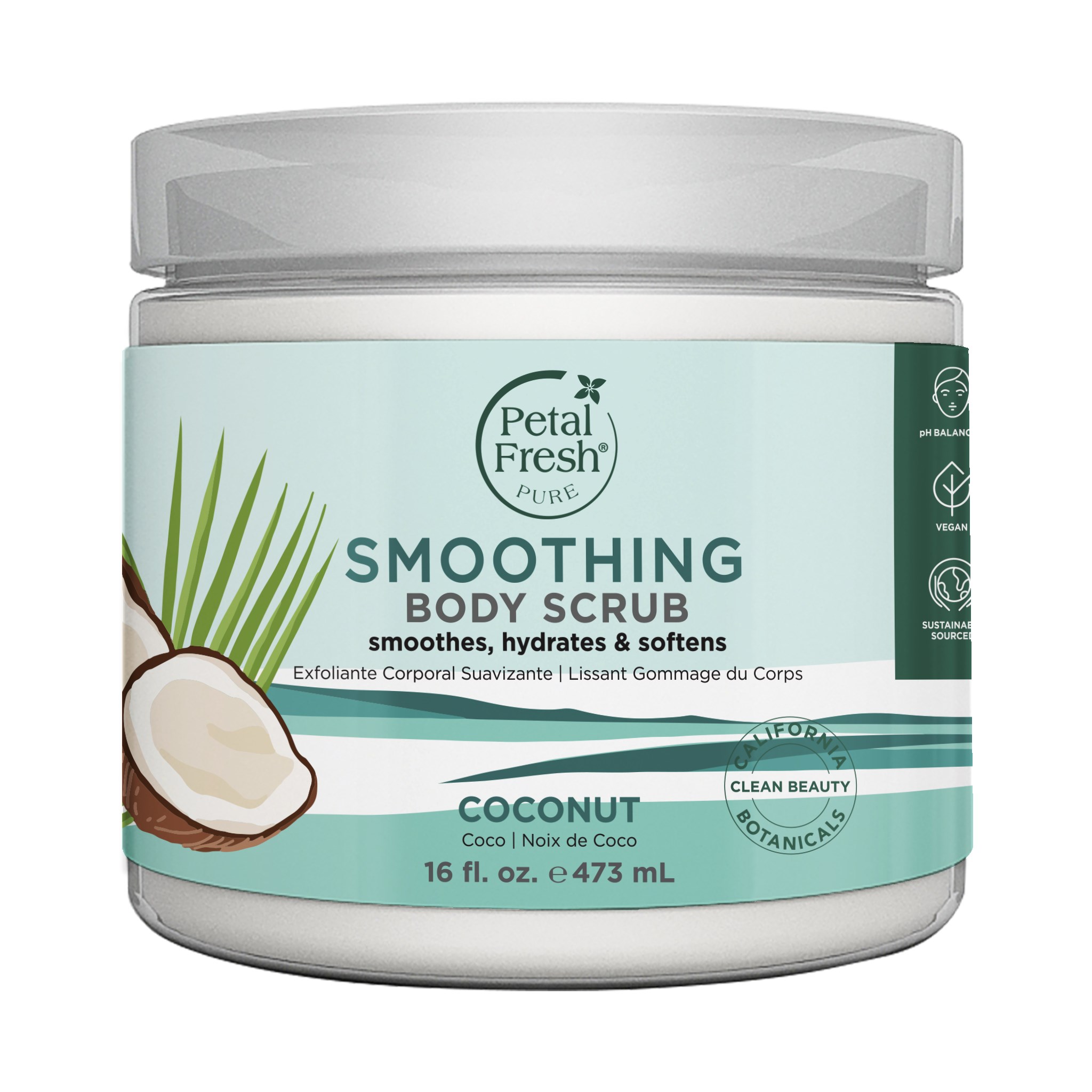 Petal Fresh Pure Coconut Oil Body Scrub 473 ml