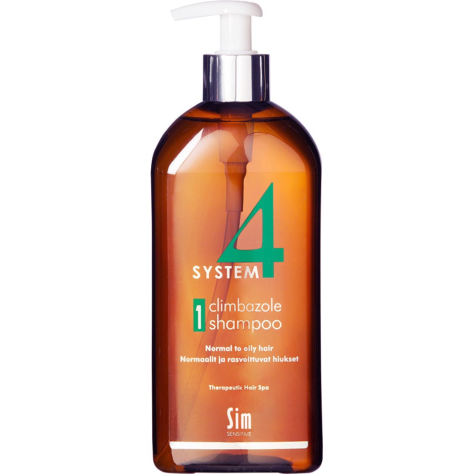 SIM Sensitive System 4 Therapeutic Hair SPA Climbazole Shampoo 1 Normal to Oily Hair - 500 ml