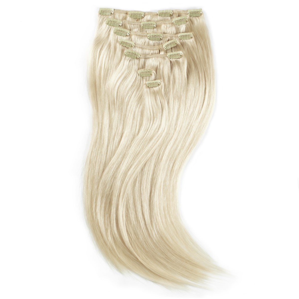 Rapunzel of Sweden Clip-on set 7 pieces 40 cm 10.10 Platinum Blonde