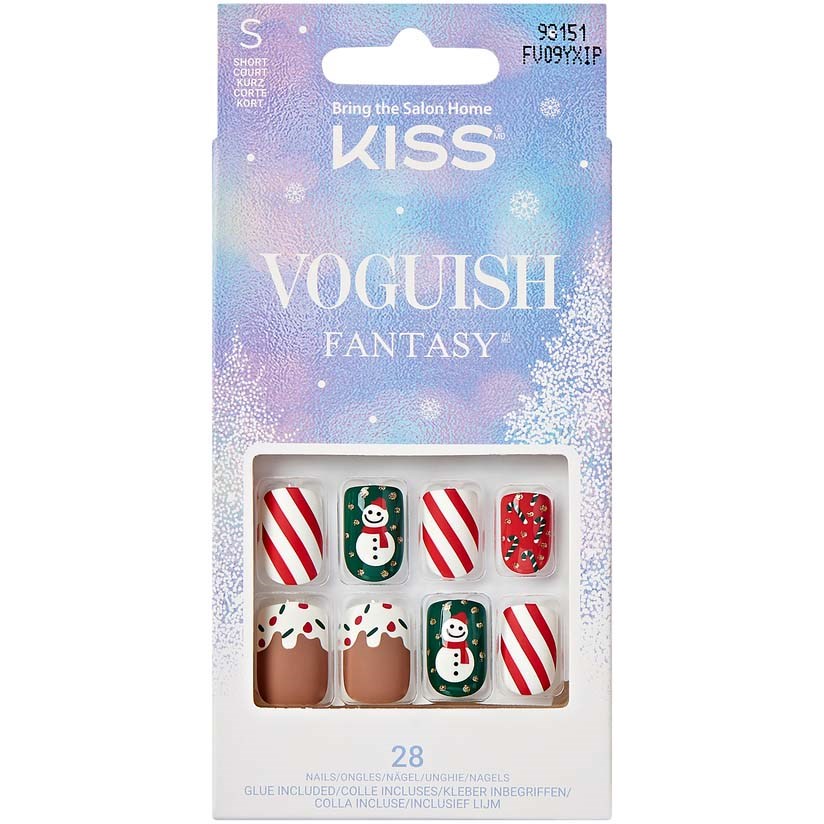 Kiss Christmas Collection Voguish Fantasy Nails Silent Angels