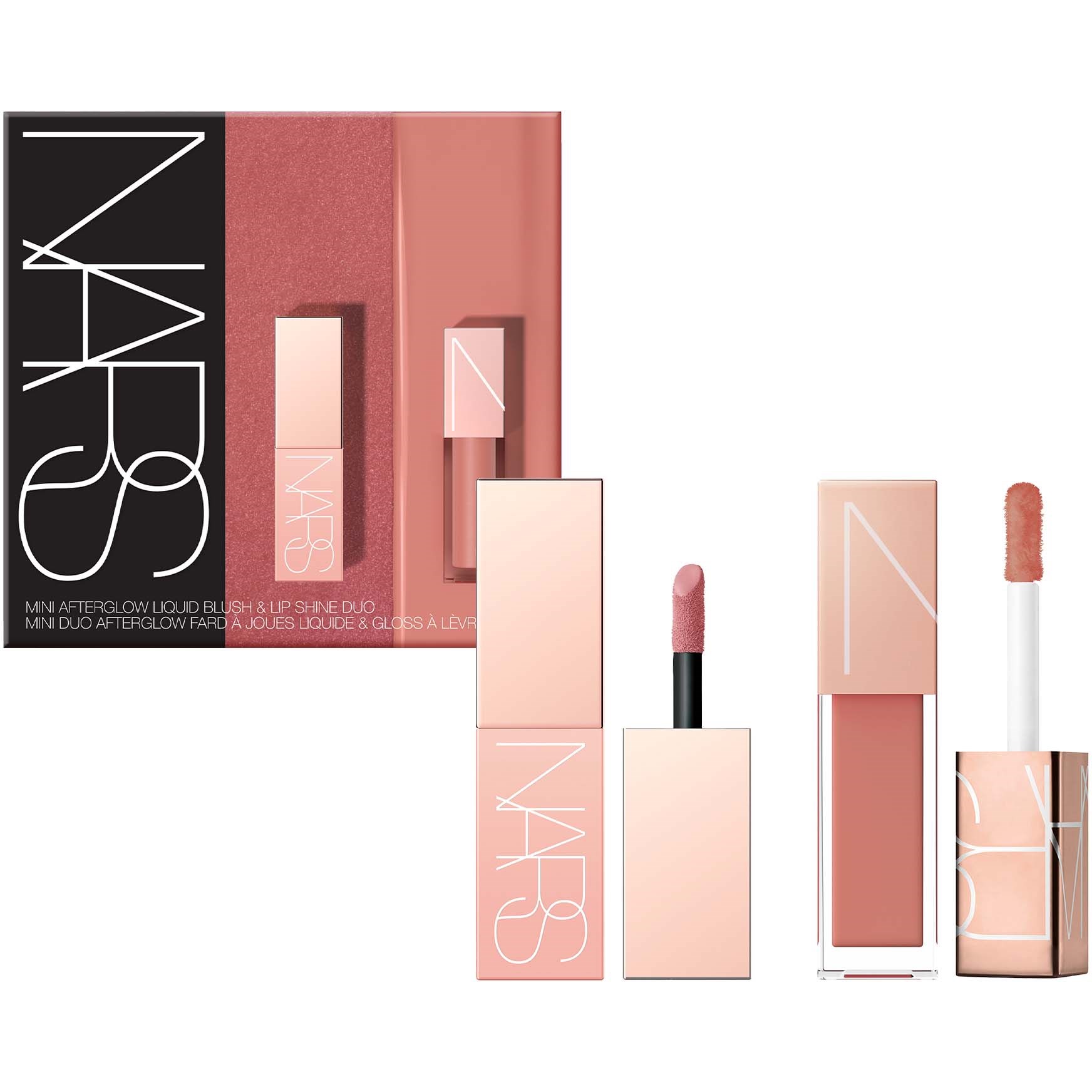 NARS Mini Afterglow Lipstick & Lip Shine Set 2 Dolce Vita & Chelsea Gi