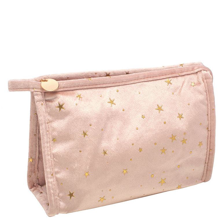 Shelas Velvet Bag With Gold Stars