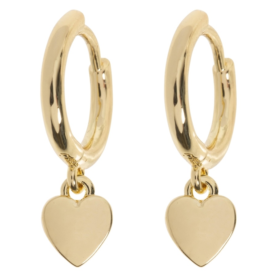 Timi of Sweden Sutton Classic Heart Hoop Earrings