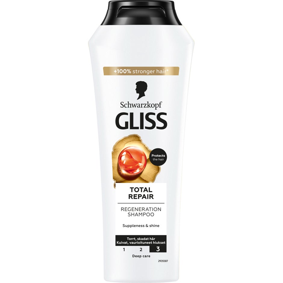 Schwarzkopf Gliss Regeneration Shampoo Total Repair for Dry Hair & Damaged Hair