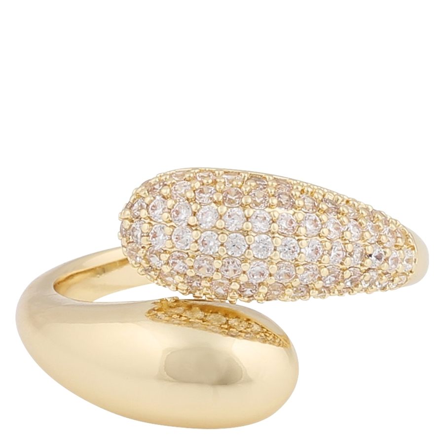 Snö of Sweden Naomi Ring Gold/Clear S