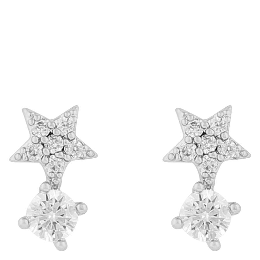 Snö of Sweden Stina Earring Silver/Clear