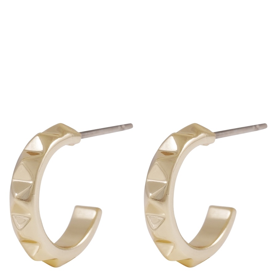 Snö of Sweden Tina Small Oval Earring Plain Gold