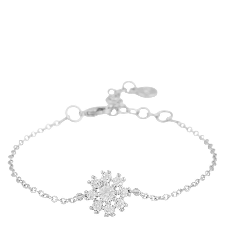 Snö of Sweden Trinnie Chain Bracelet Silver/Clear