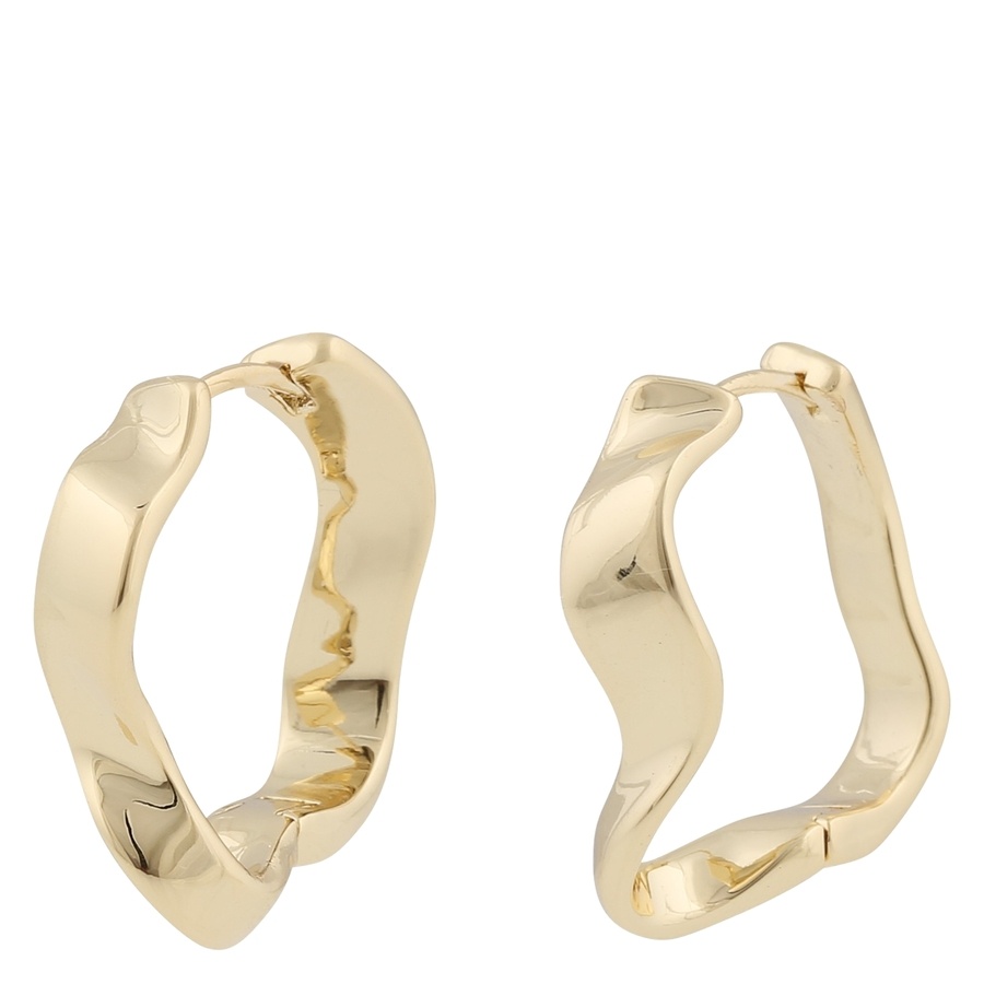 Snö of Sweden Stina Ring Earring Plain Gold