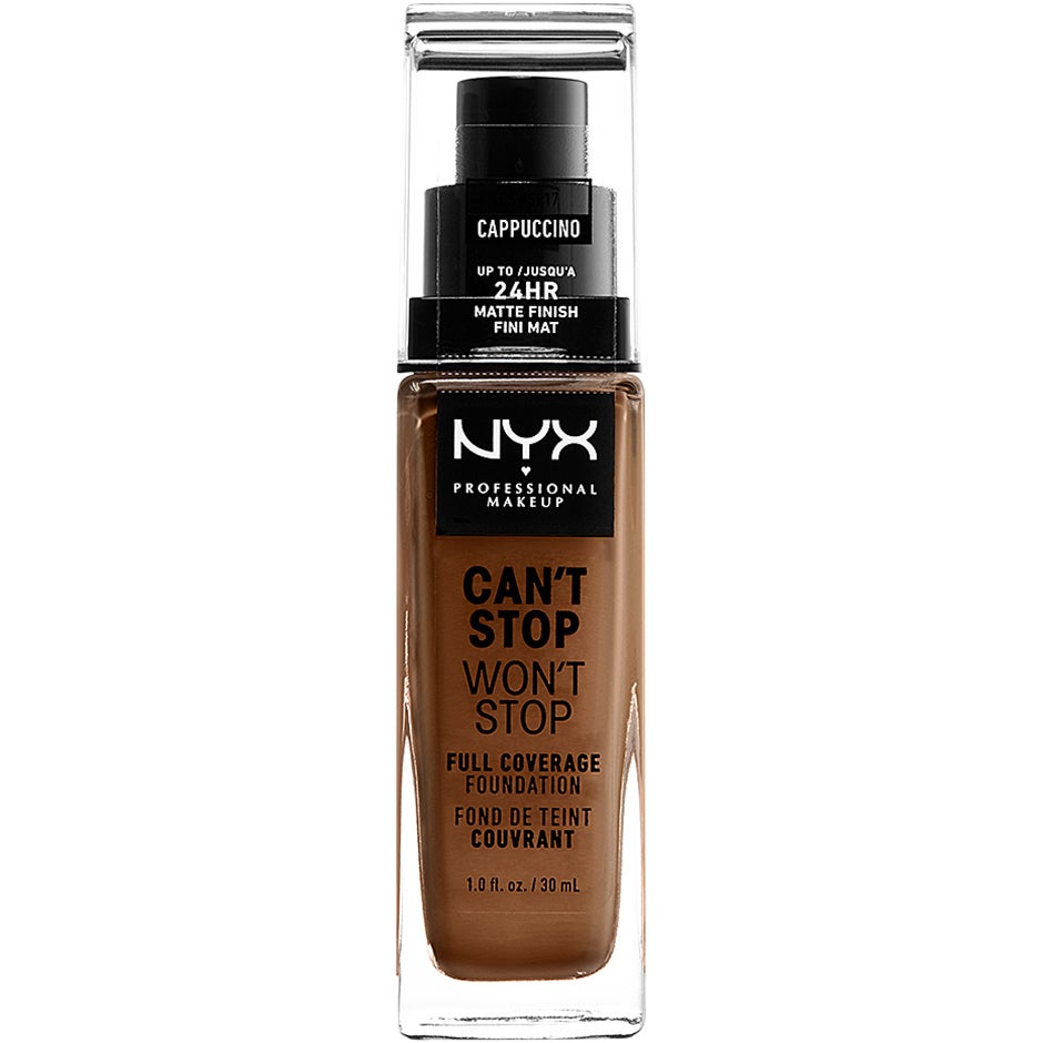 NYX Professional Makeup Can't Stop Won't Stop Foundation Cappuccino - 30 ml