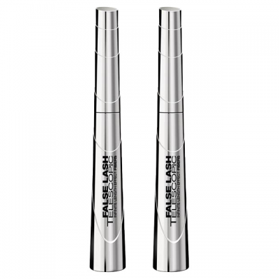 L'Oreal Telescopic Mascara Black 9ml 2-pack