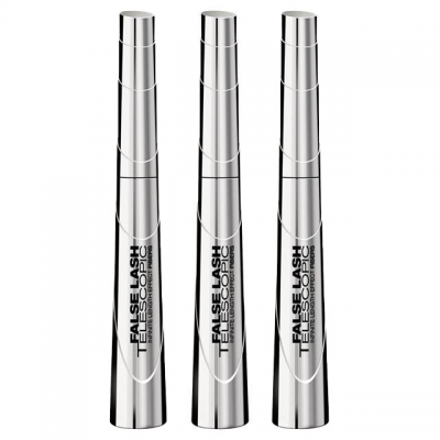 L'Oreal Telescopic Mascara Black 9ml 3-pack