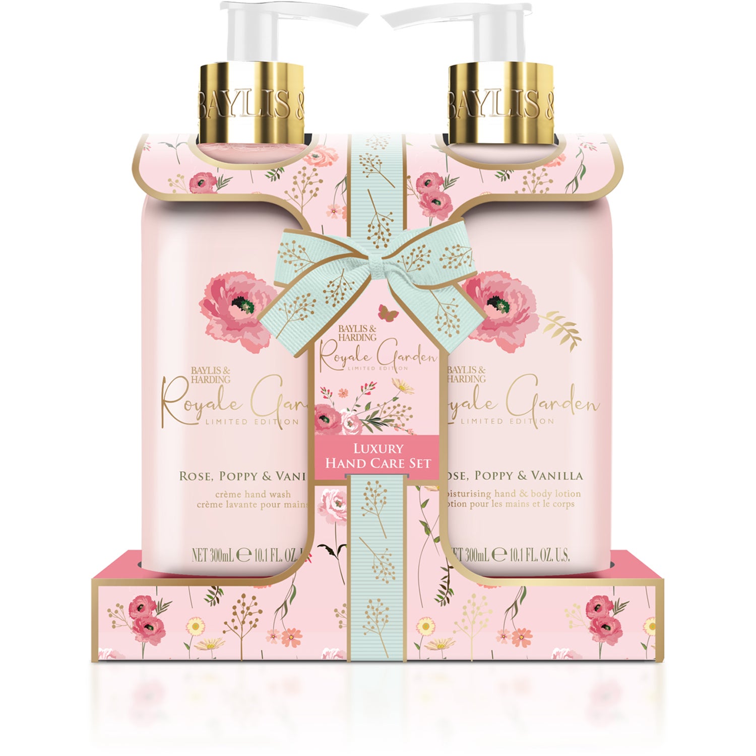 Baylis & Harding Royale Garden Rose, Poppy & Vanilla Hand Care Gift Set 600 ml