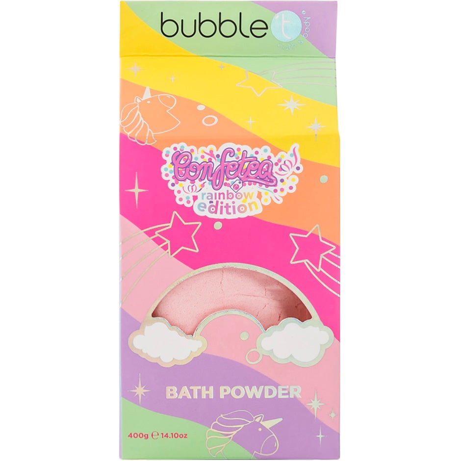 BubbleT Rainbow Fizzy Bath Powder - 400 g