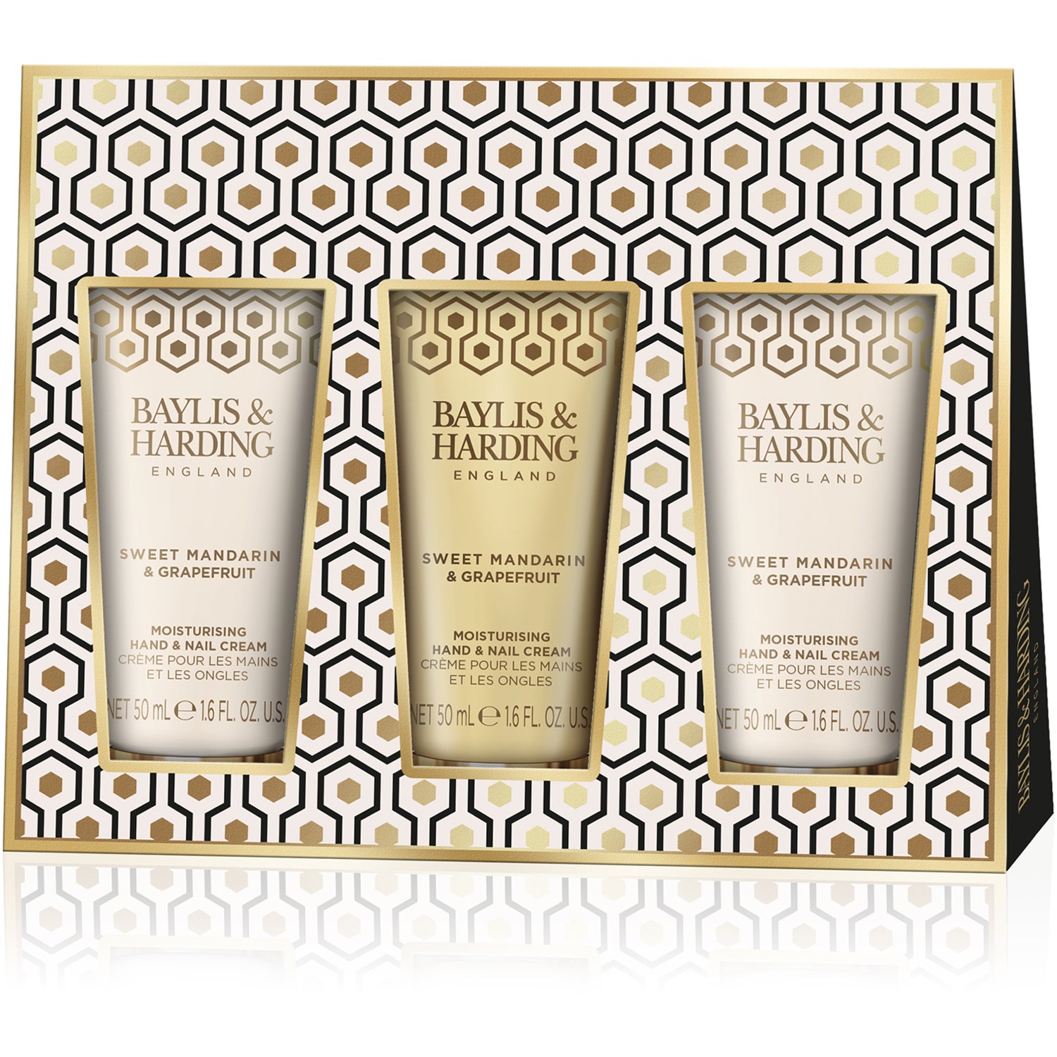 Baylis & Harding Sweet Mandarin & Grapefruit Hand Cream Trio Gift Set 150 ml